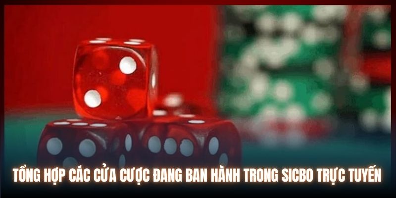 Tổng hợp các cửa cược đang ban hành trong Sicbo trực tuyến