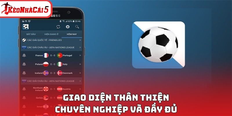 Giao diện thân thiện, chuyên nghiệp và đầy đủ